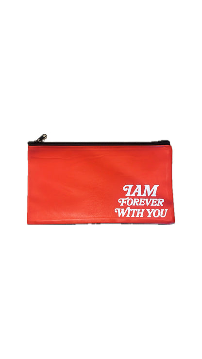 I AM FOREVER WITH YOU Zipper Pouch / Utility Bag