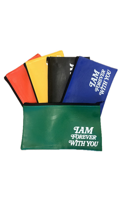 I AM FOREVER WITH YOU Zipper Pouch / Utility Bag