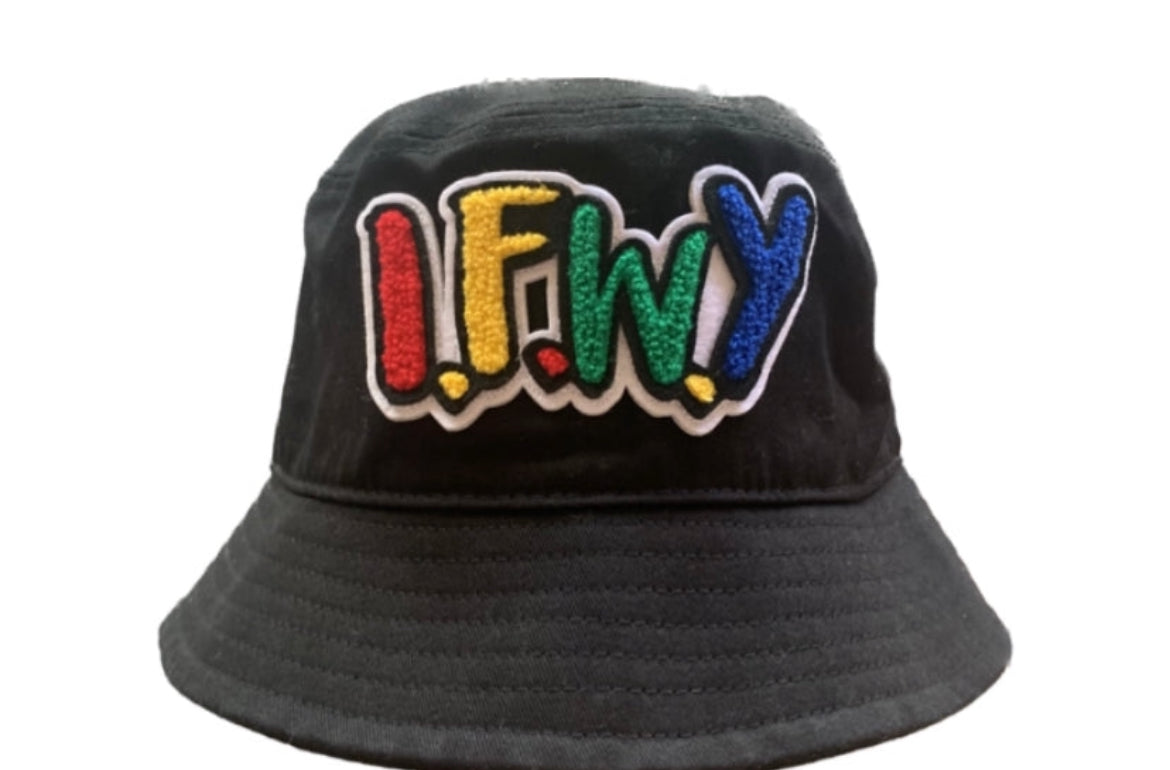 IFWY BLACK BUCKET HAT